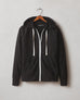 Women's Lightweight Full Zip - Black Solid